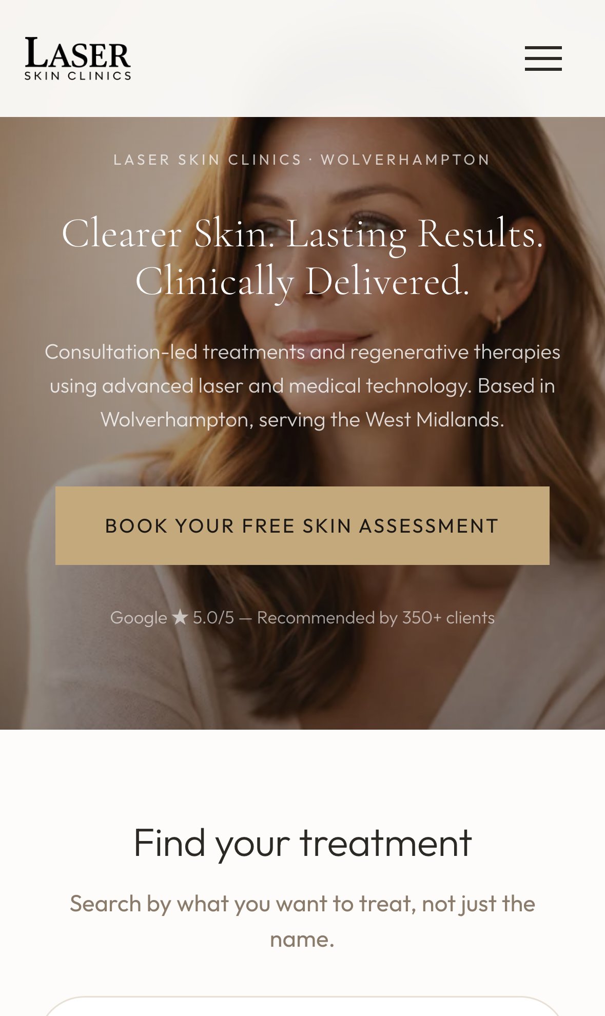 laserskinclinics.co.uk on mobile